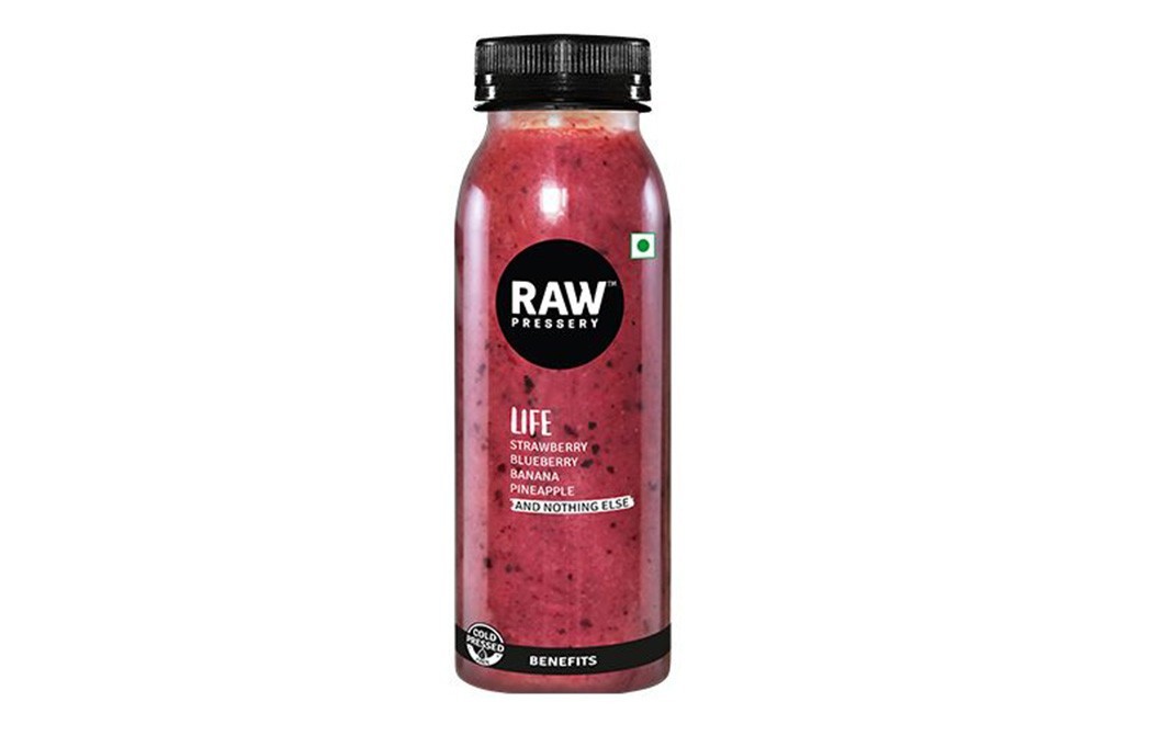 Raw Pressery Life Juice    Bottle  250 millilitre